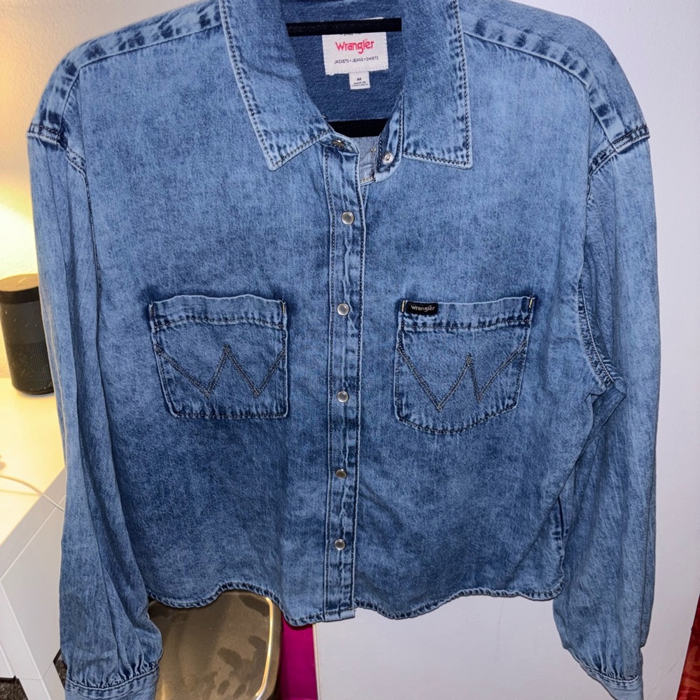 Wrangler Denim Button-Up Shirt